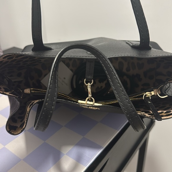Kate Spade Purse Leopard Interior - Picture 2 of 5